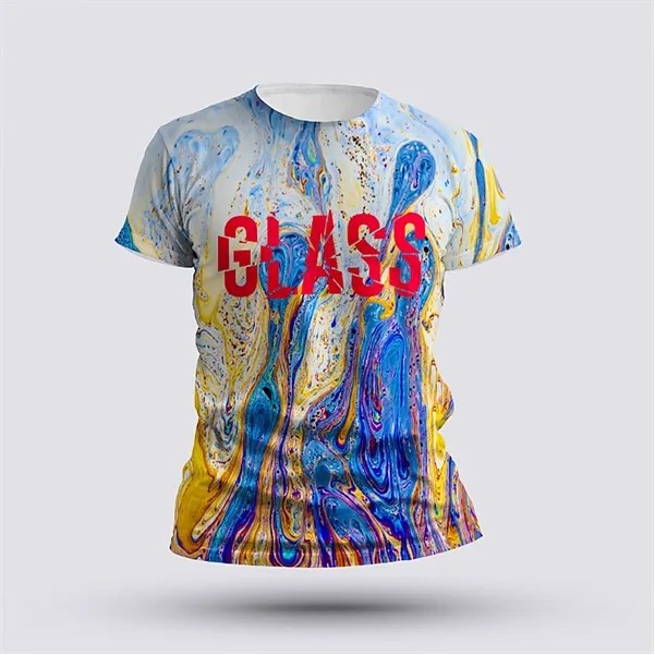 Performance Crew Neck Sublimated Jersey T Shirt 2