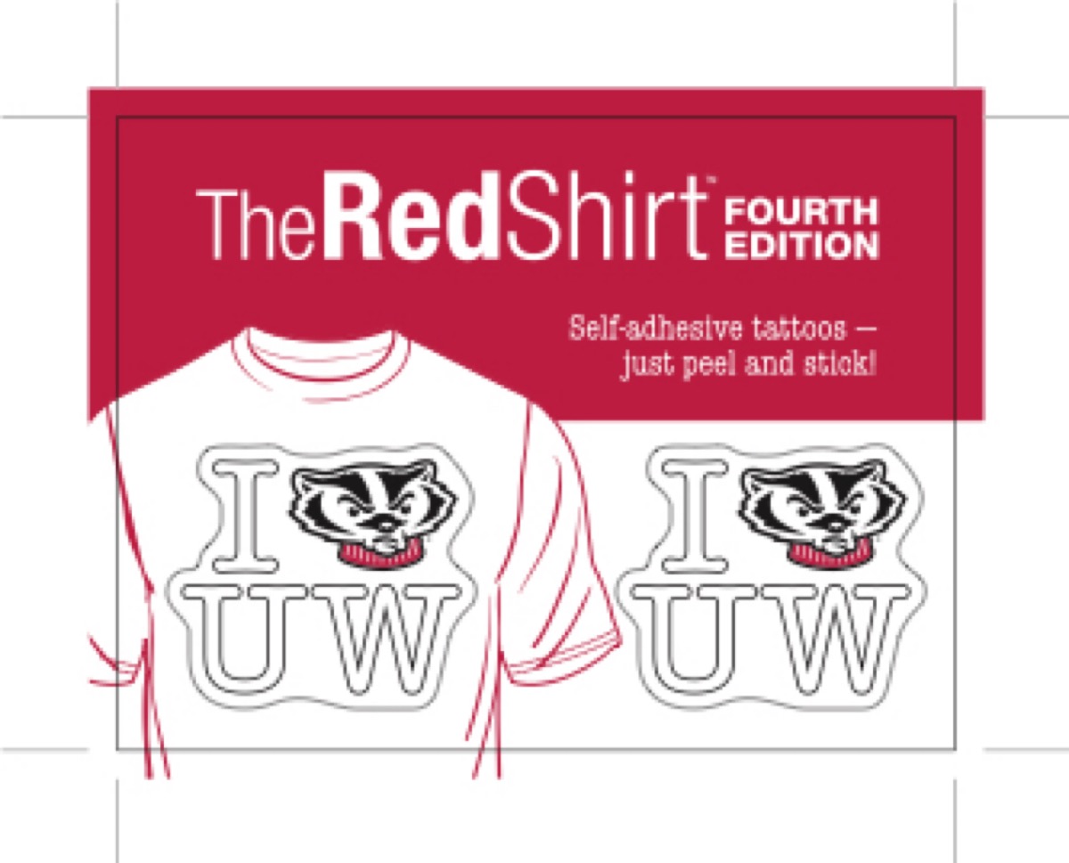 Waterless Peel & Stick Tattoo Custom Promotional Card (3.5"x2.75") 1