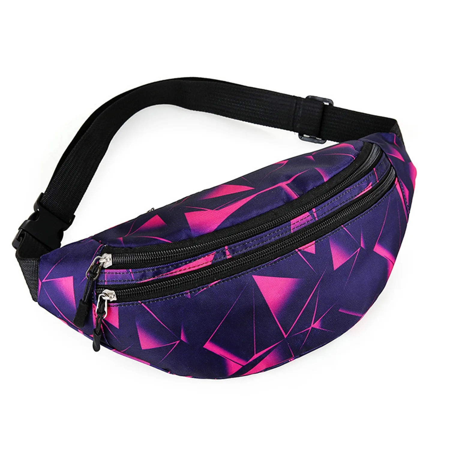 3 Zipper Waist Pack w/ Full Wrap Sublimation Fanny Bag 1