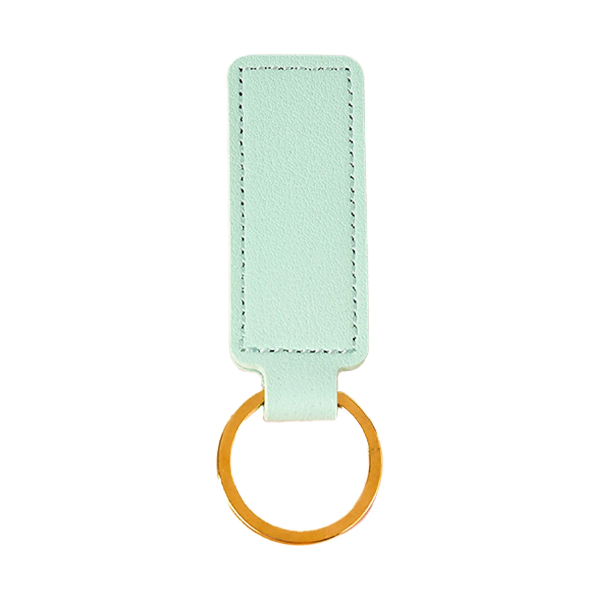 Vibrant Leather Keychain 6