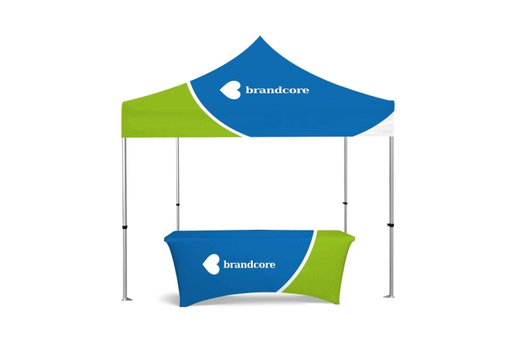 10x10ft Basic Kit-Black Steel Frame Tent Kit & 6ft Table Cover 3