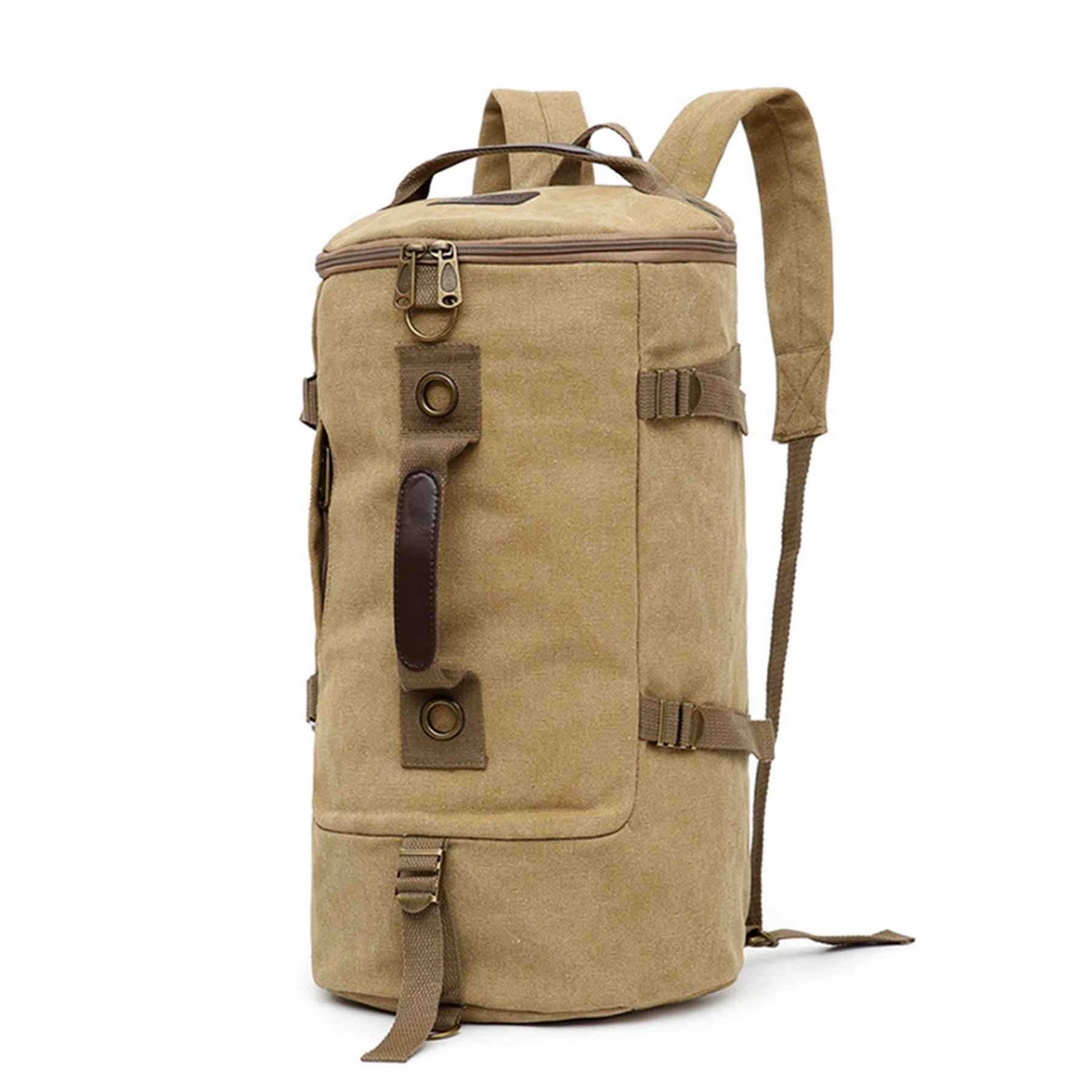Vintage Canvas Convertible Travel Backpack 5