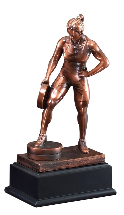 Female Body Builder Resin Sculpture 2