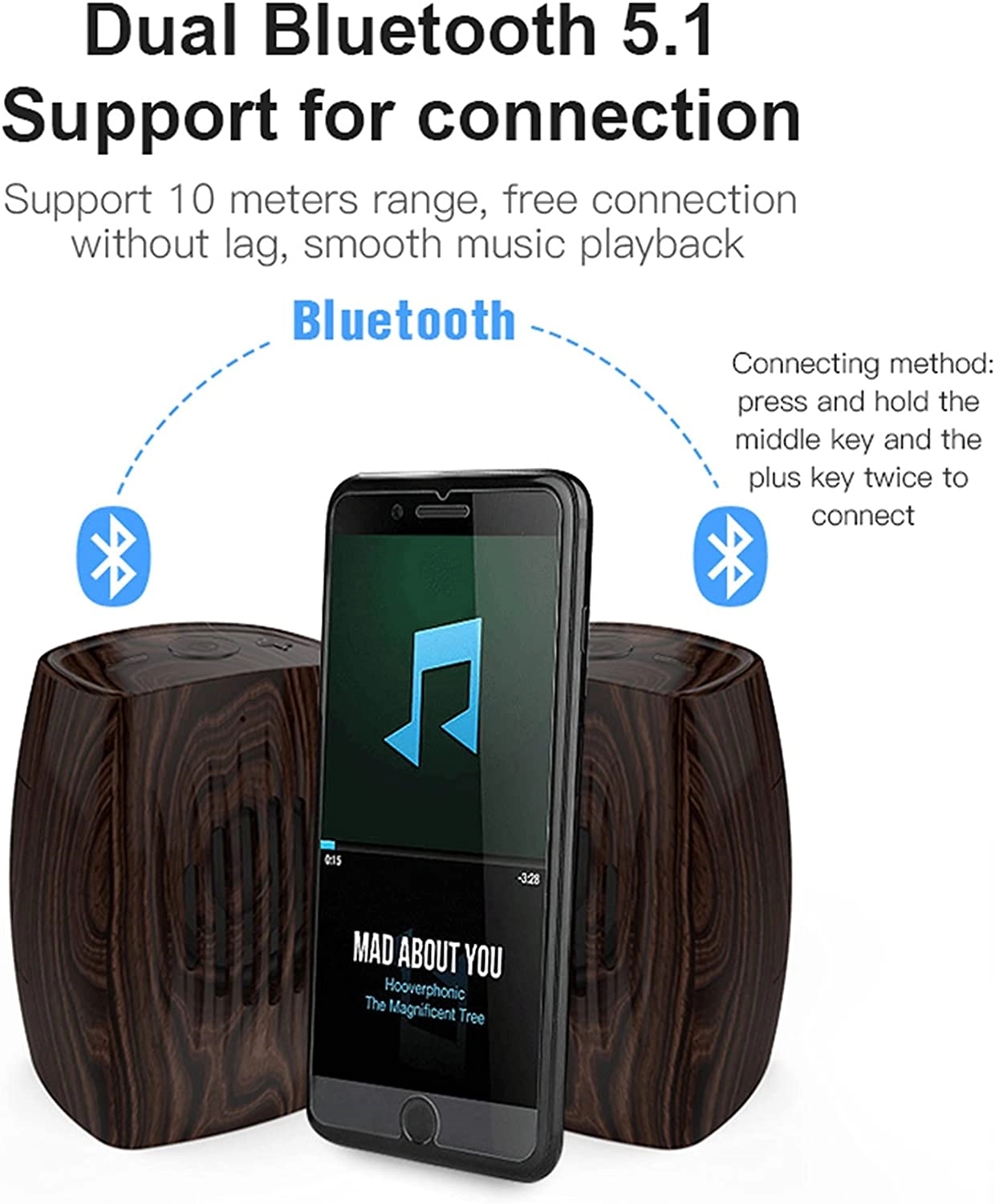 Retro Portable Outdoor Rechargeable Bluetooth Speaker 6