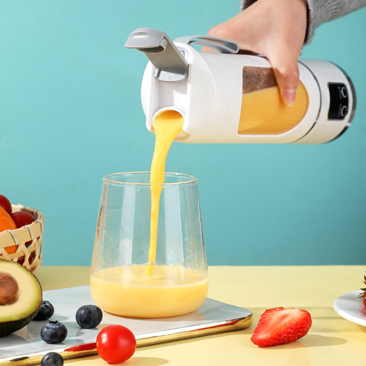 Home Ice Crusher Juicer USB Charging Outdoor Travel Cup 11