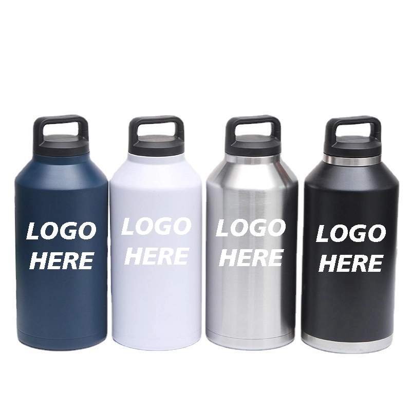 Half Gallon Stainless Steel Insulated Water Bottle, custom water bottle with logo imprint 9
