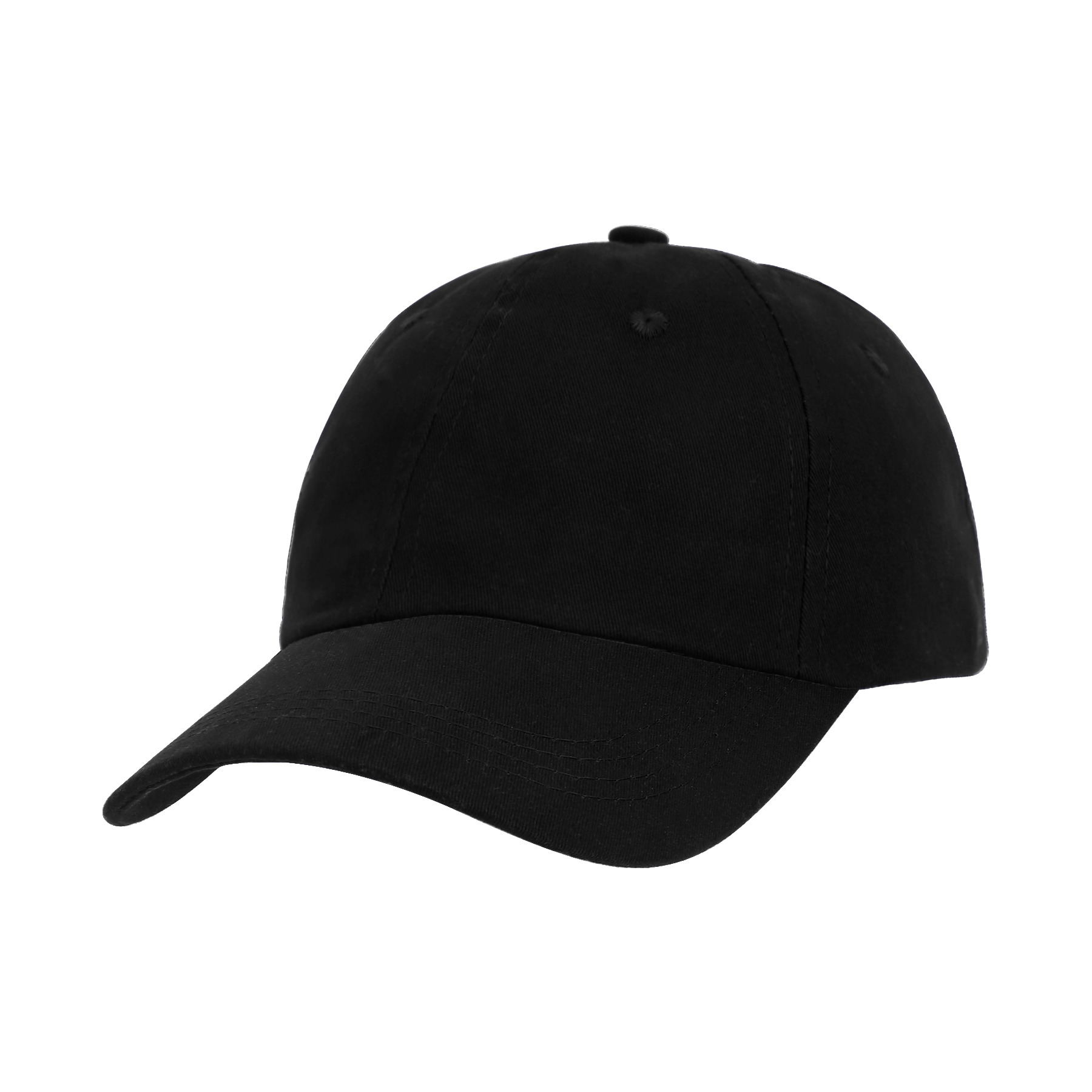 6 Panel Low Profile Unstructured Cotton Twill Baseball Cap 12