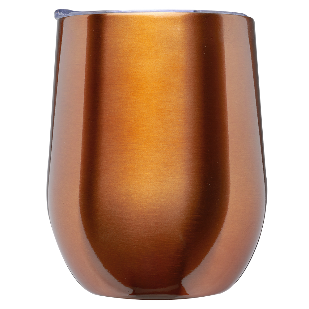 11 oz Largo Stemless Wine Glass with Lid 52