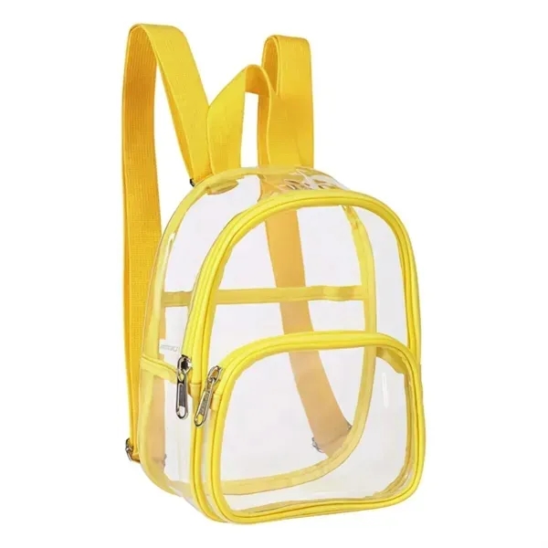 Waterproof Clear Mini PVC Backpack with Transparent Bag 16