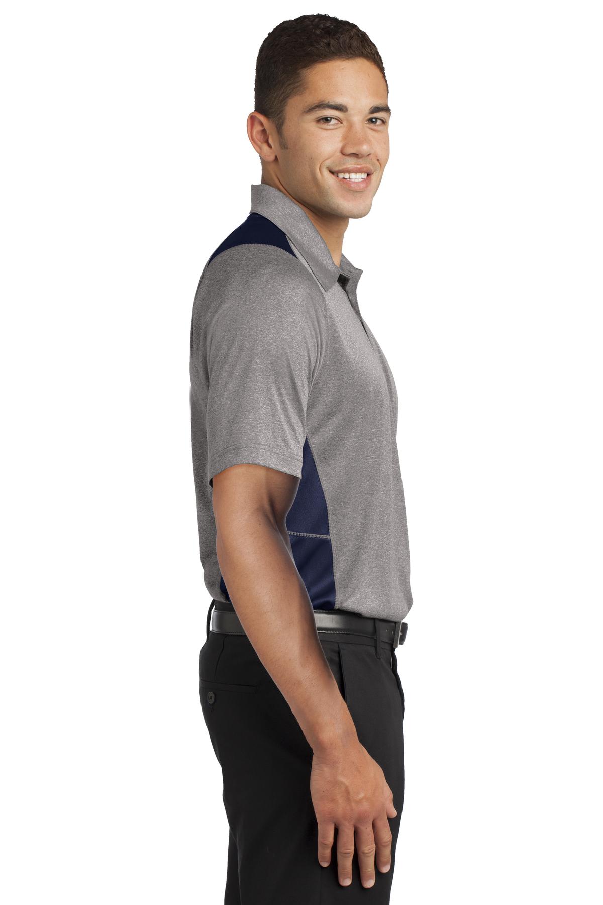 Sport-Tek® Heather Colorblock Contender Polo 39