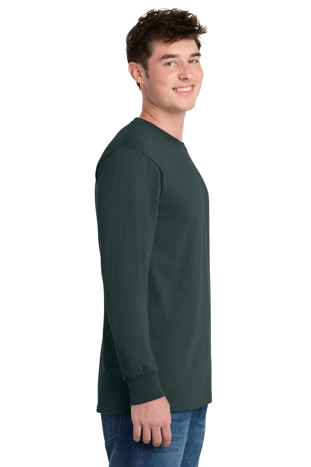 Port & Co Tall Long Sleeve Essential Tee. PC61LST 153