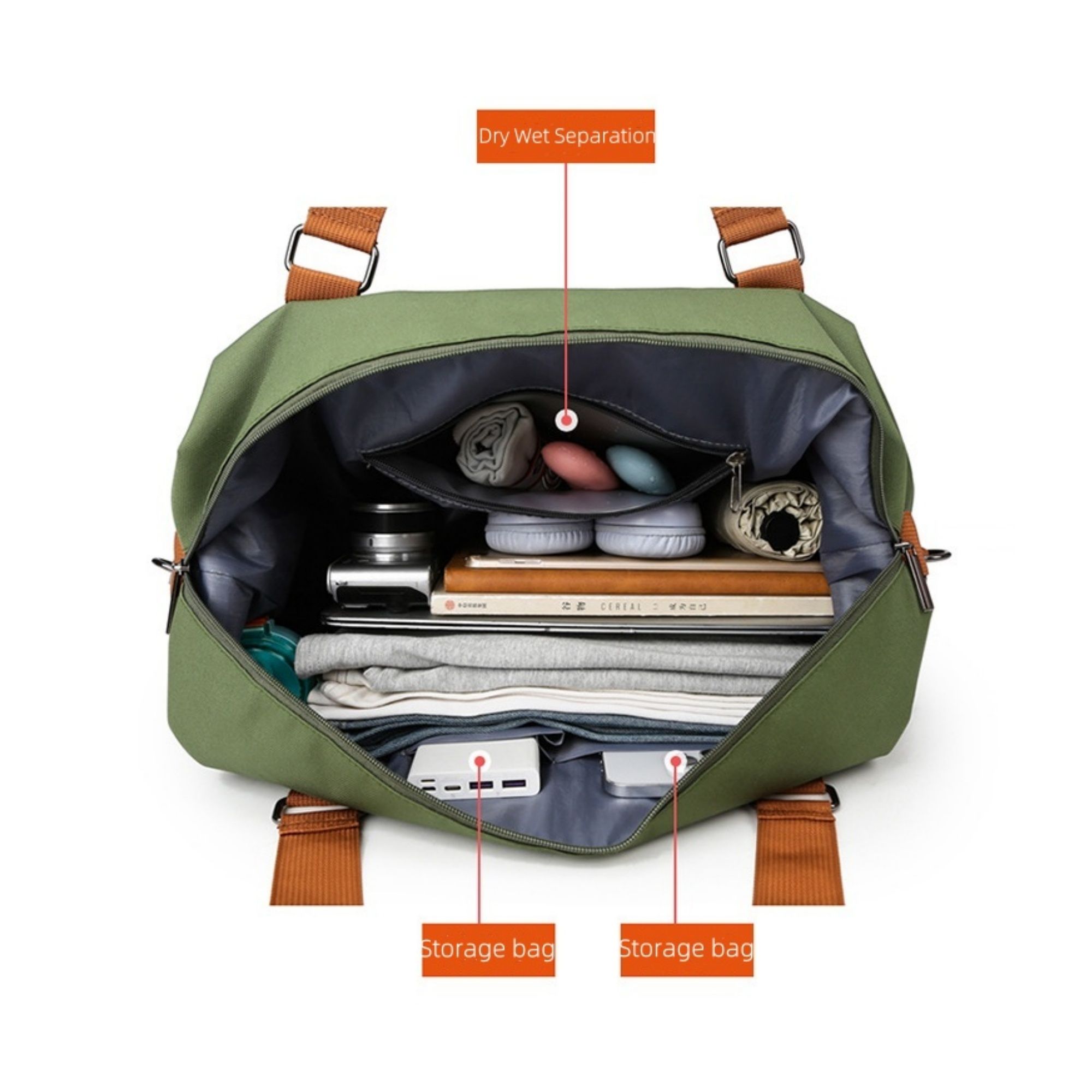 Shoulder Weekender Overnight Bag 6