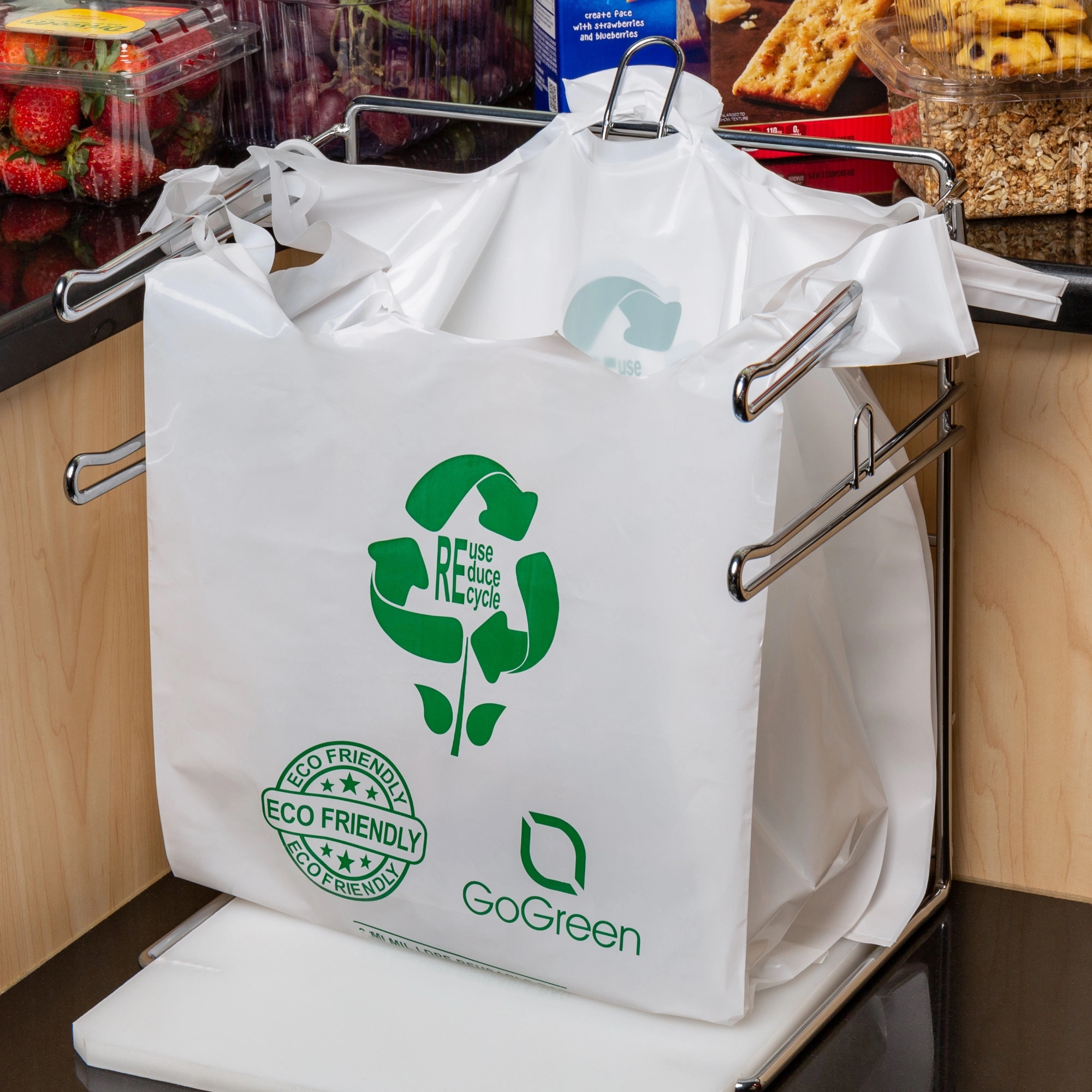 DIN Certificate 100% Biodegradable Compostable Shopper Bag 8