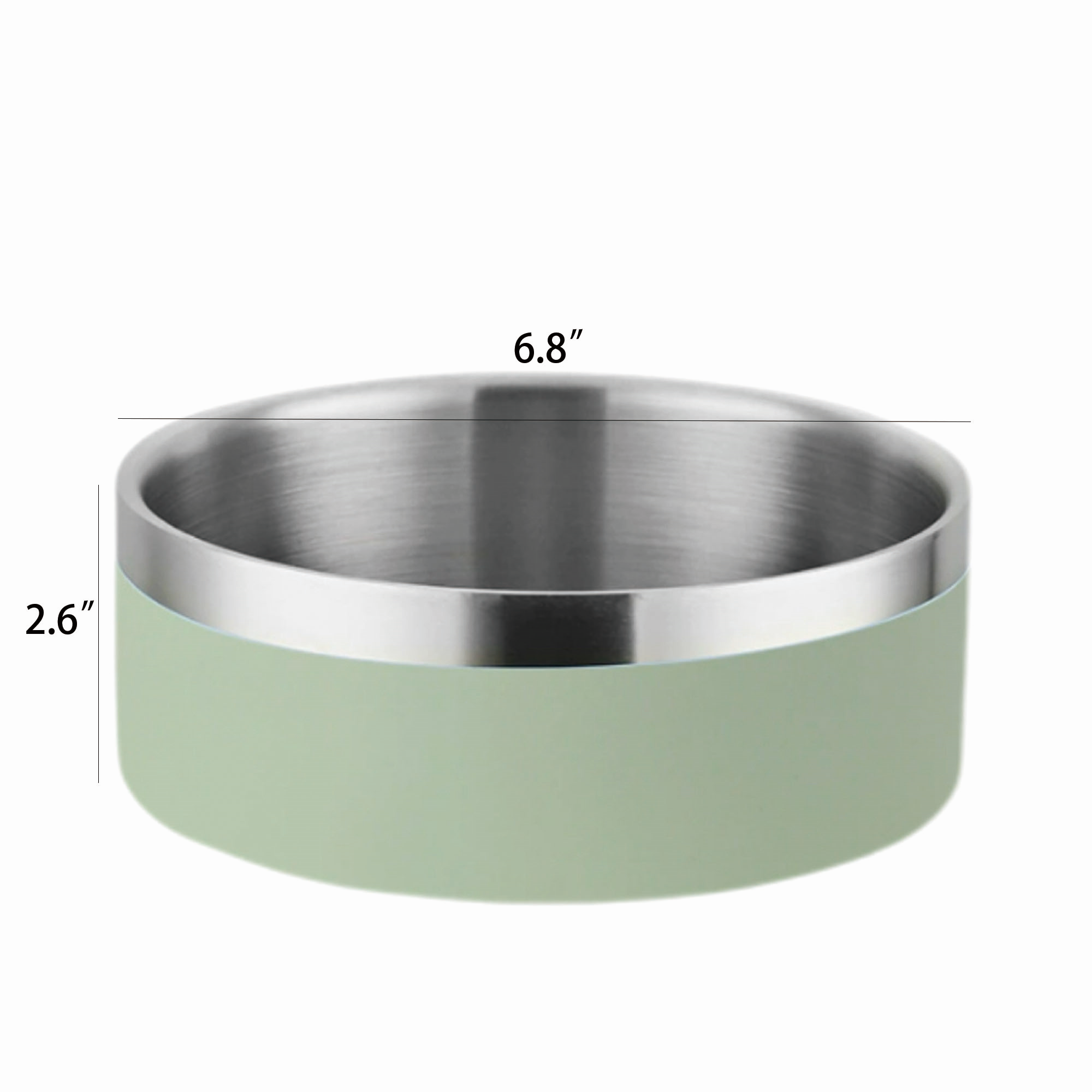 32 oz Stainless Steel Pet Bowl 1