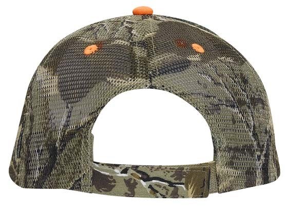 OTTO CAP® Camouflage 6 Panel Low Profile Mesh Back Trucker Hat 2