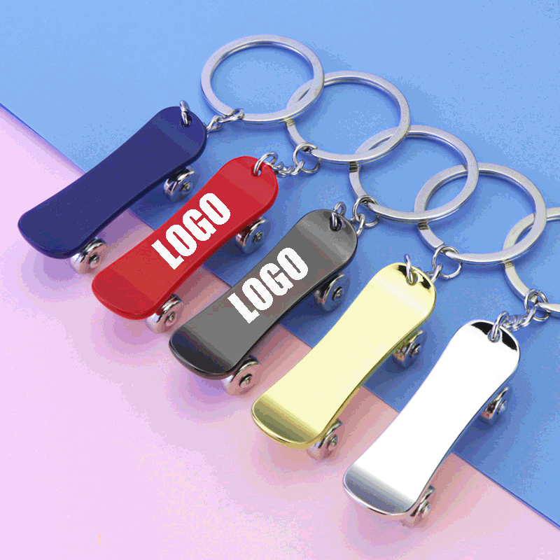 Mini Metal Scooter Keychain 2