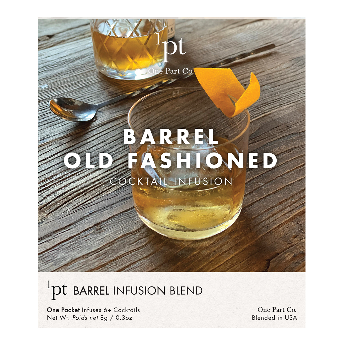 Barrel Old Fashioned Cocktail Infusion Drink Packet 2