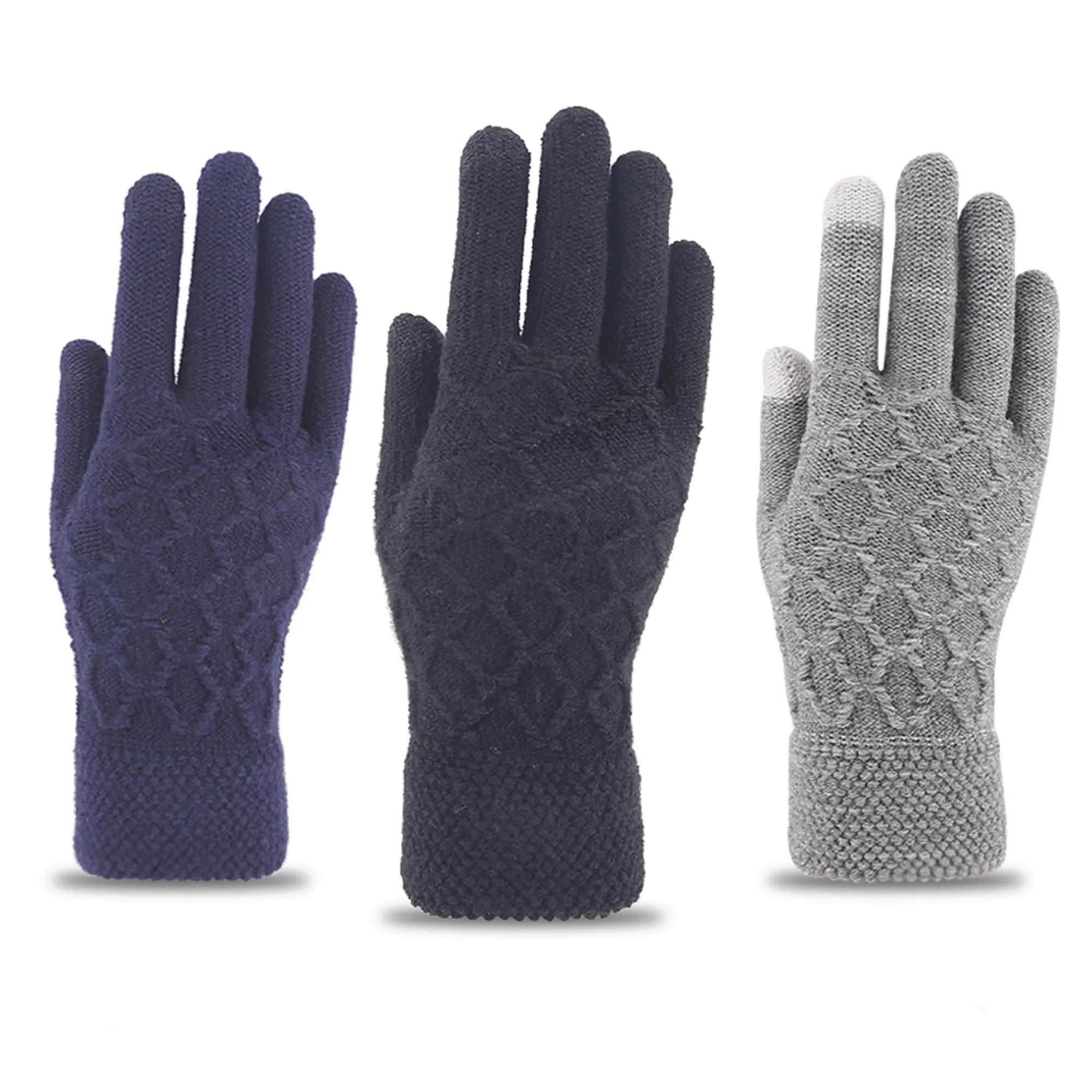 Cold Resistance Adult Gloves W/ 2 Finger Touch 1