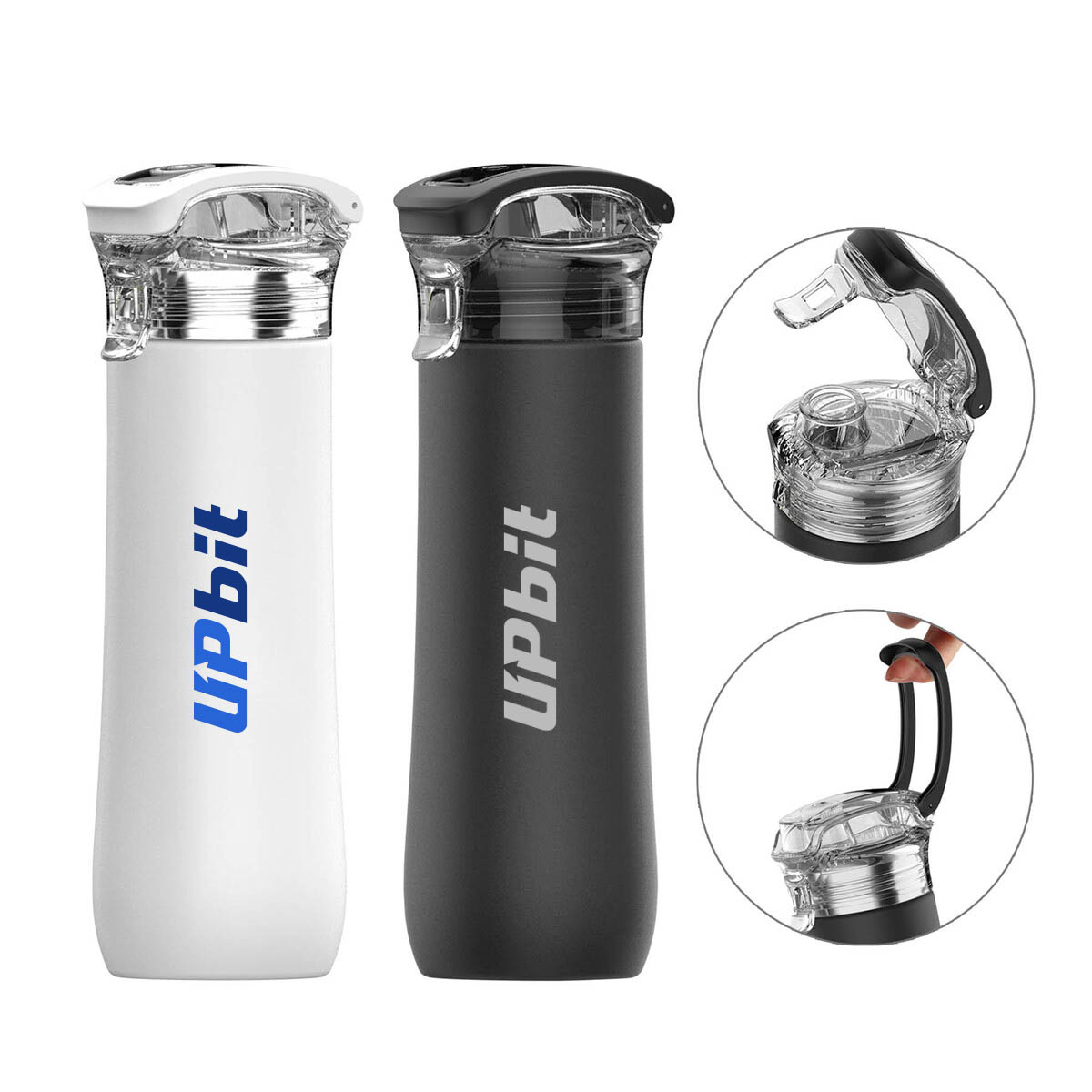 ArticFire 23oz Double Wall Vacuum Insulated Bottle with Locking Flip Top Lid and Carrying Handle 3