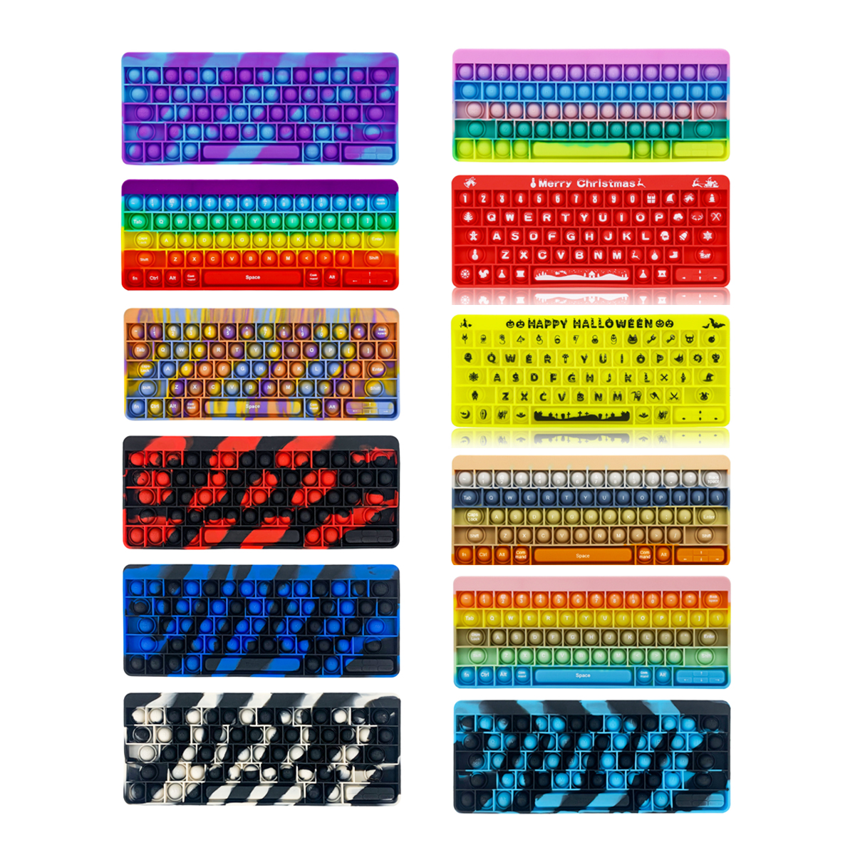 Fidget Pop Bubble Keyboard Stress Relief Toy 3