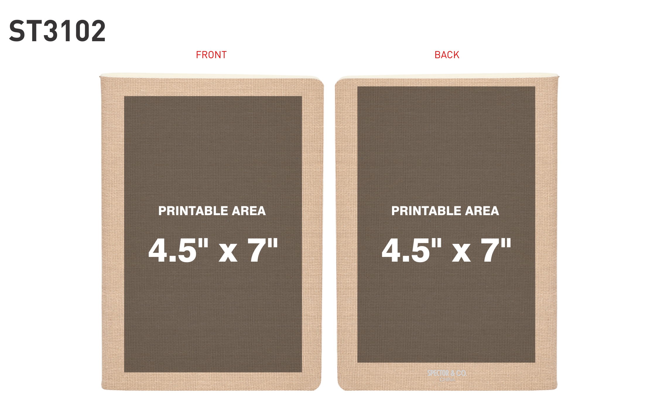 Linen soft cover journal 2