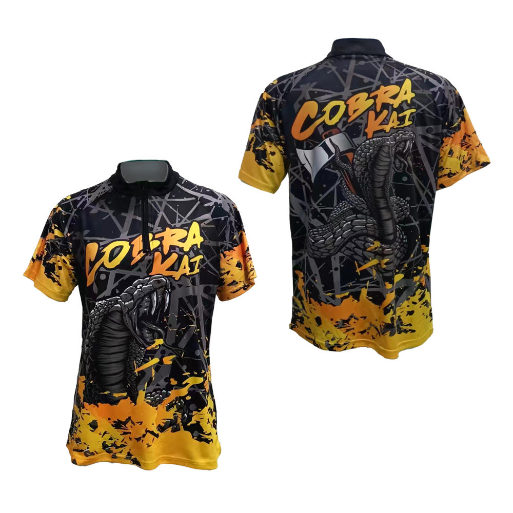 Women's Smooth Polyester 1/4 Zip Short Sleeve Shirt 1