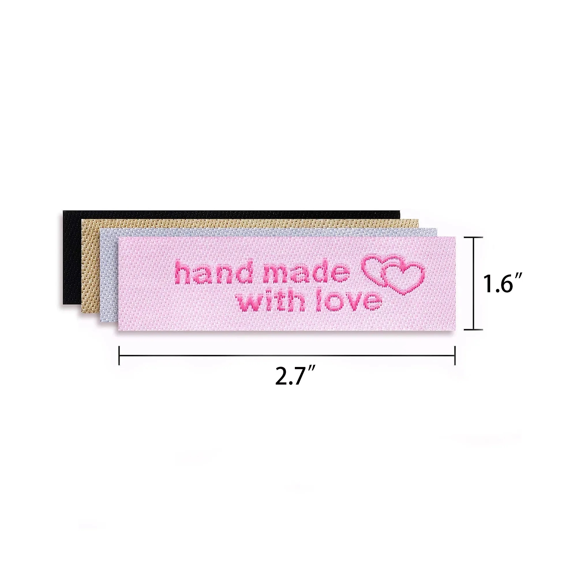 MOQ500 Weaving Marks Clothing Labels 3