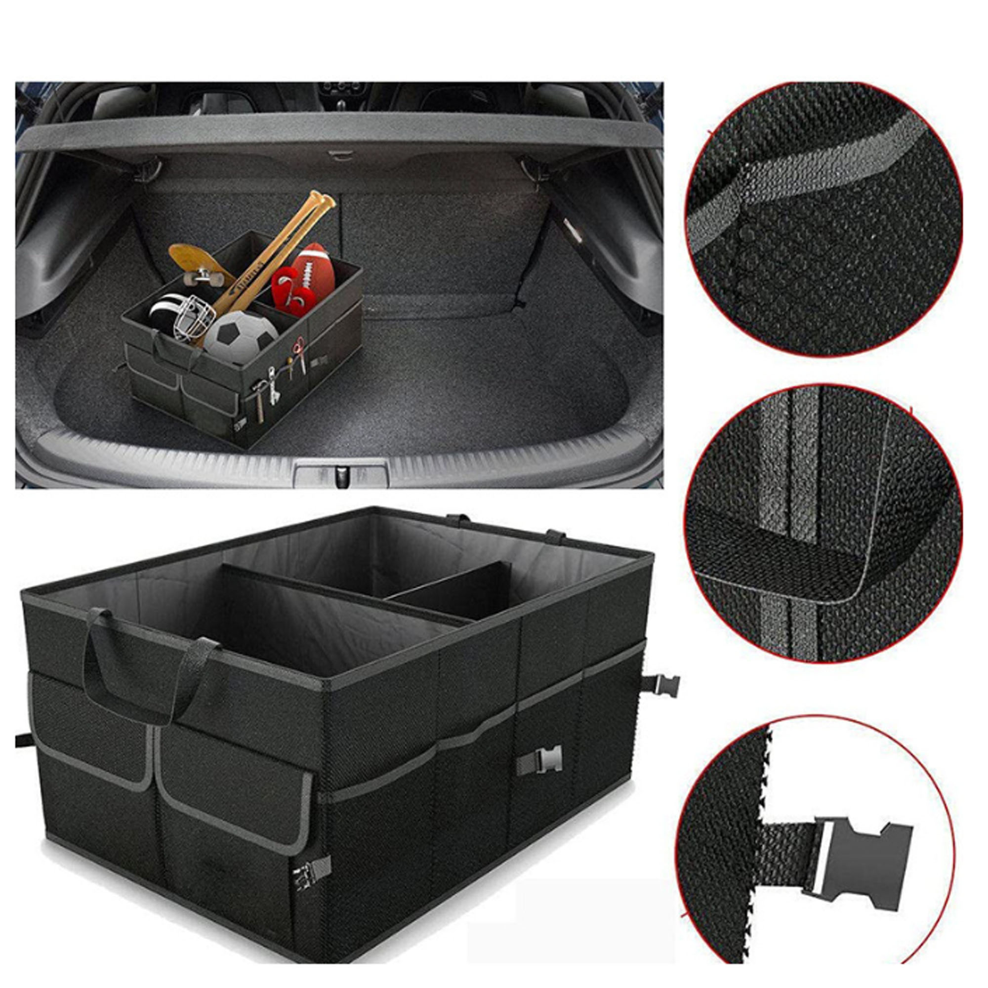 Foldable Trunk Organizer with Convenient Strap Handle 2