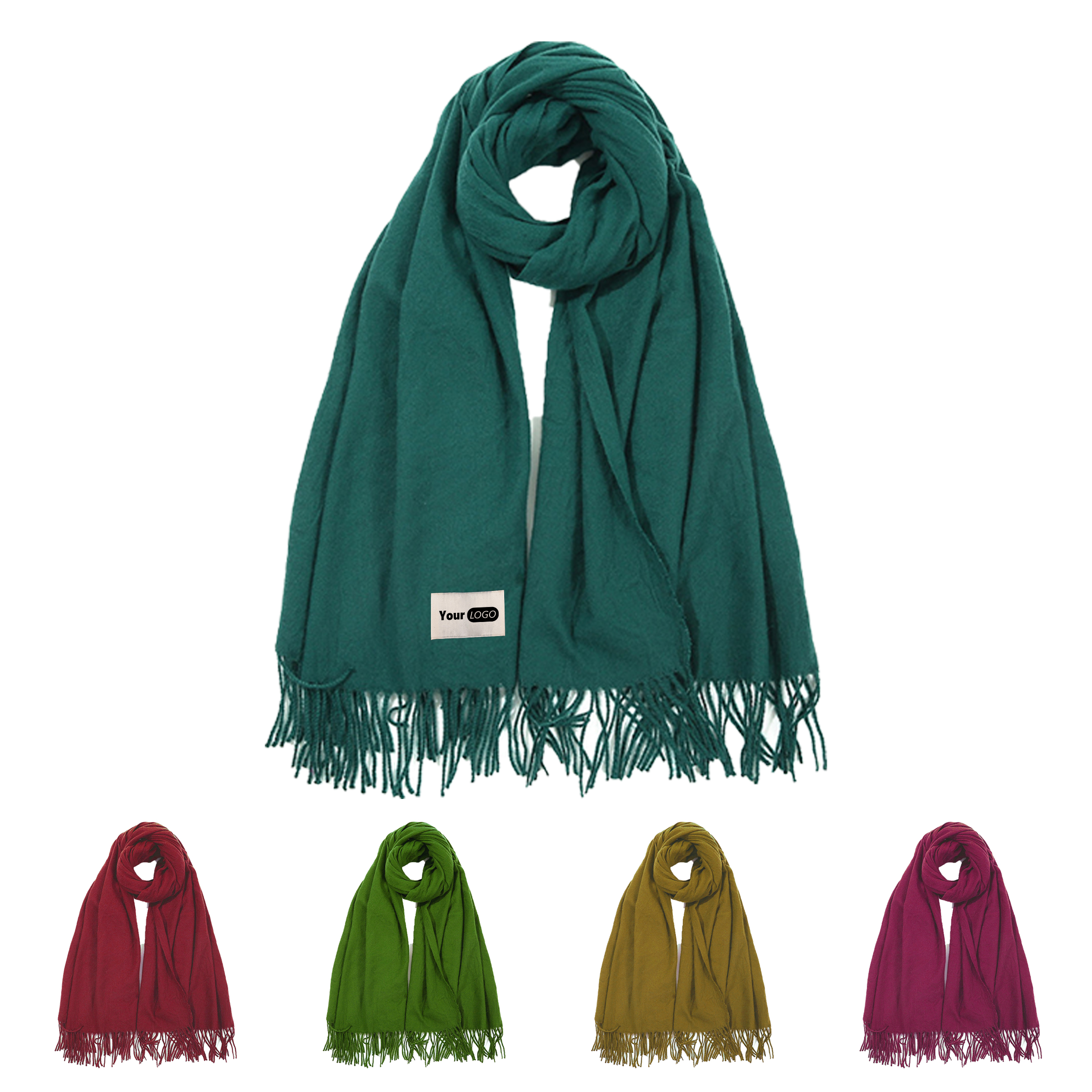 Imitation Cashmere Customizable Fringe Scarf For Every Occasion 3