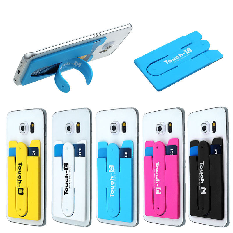 Silicone Cellphone Wallet Stand 1