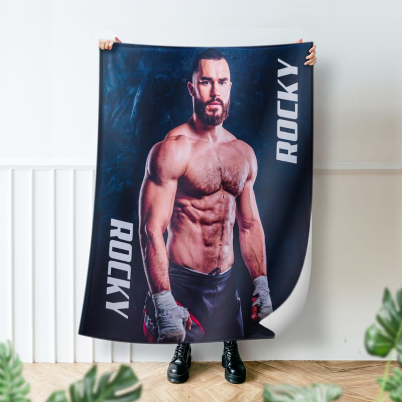 Custom Plush Fleece Photo Blanket 9
