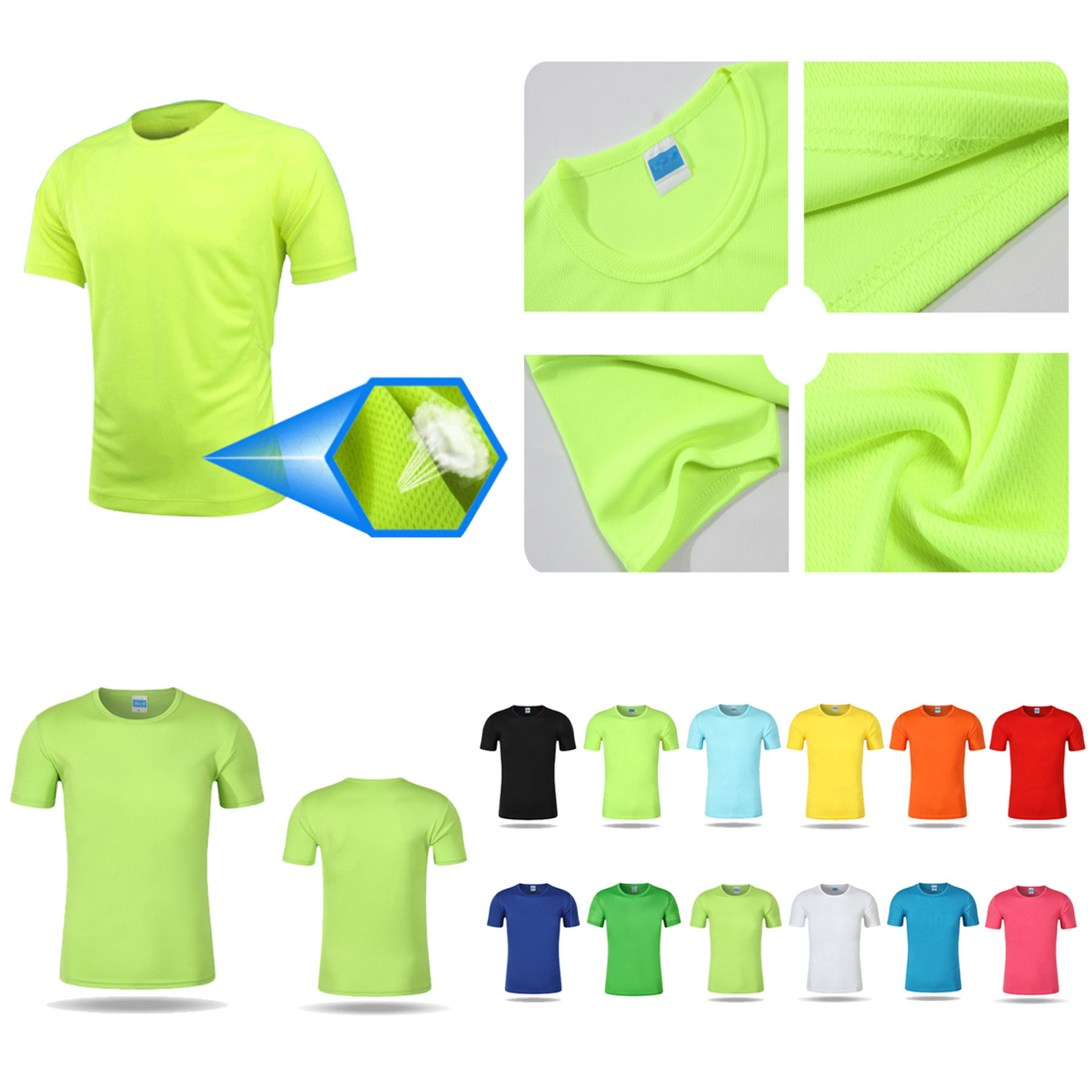 Quick-Drying Short Sleeve T-Shirt 1