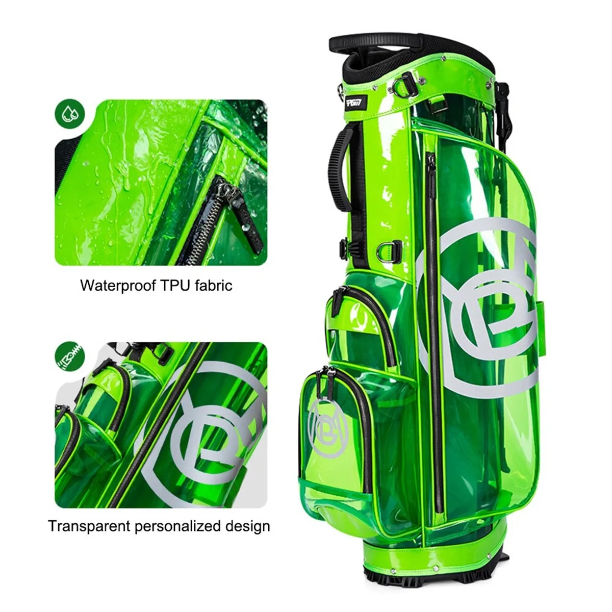 Transparent golf  cart bags 2