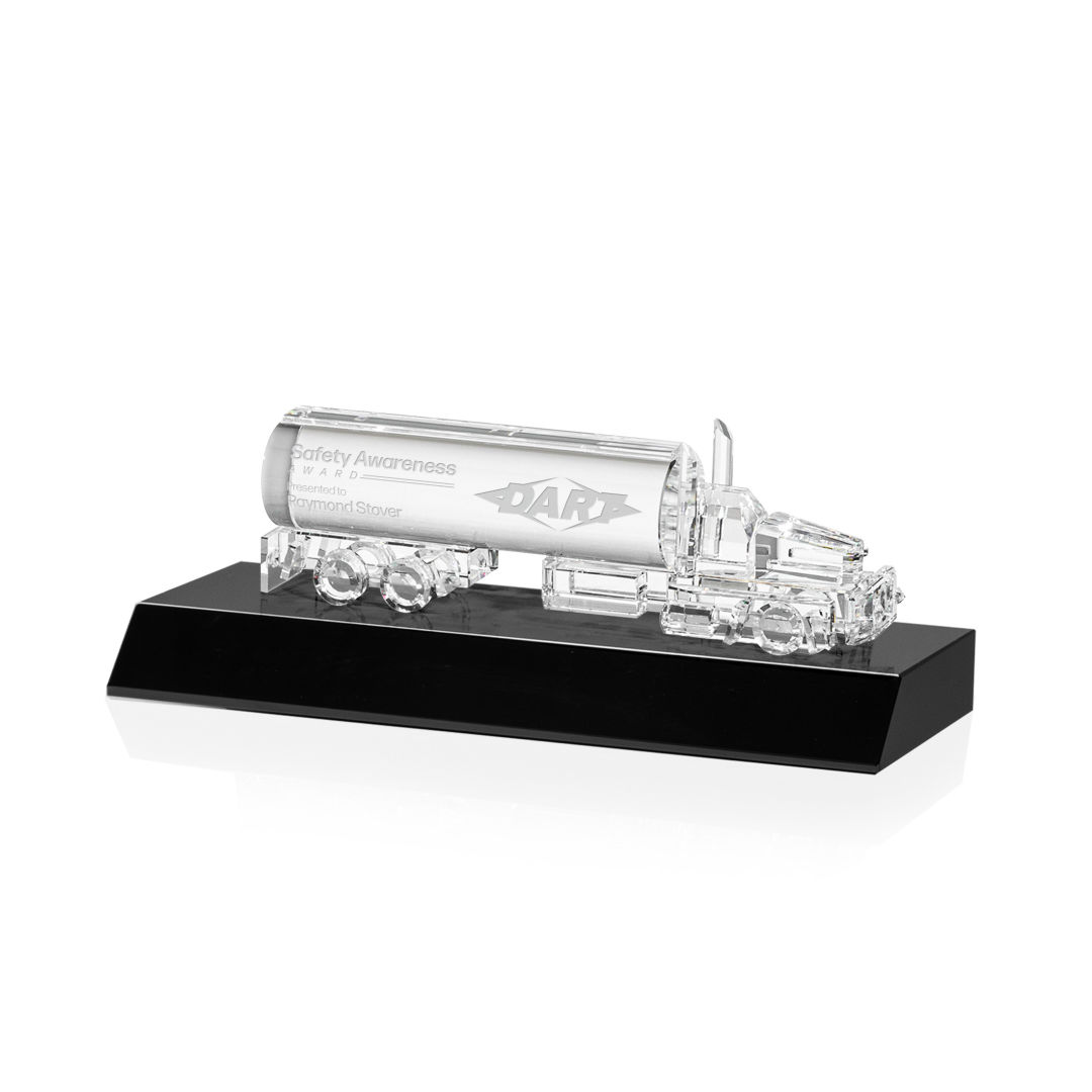 Crystal Oil Tanker on Base - Black 12
