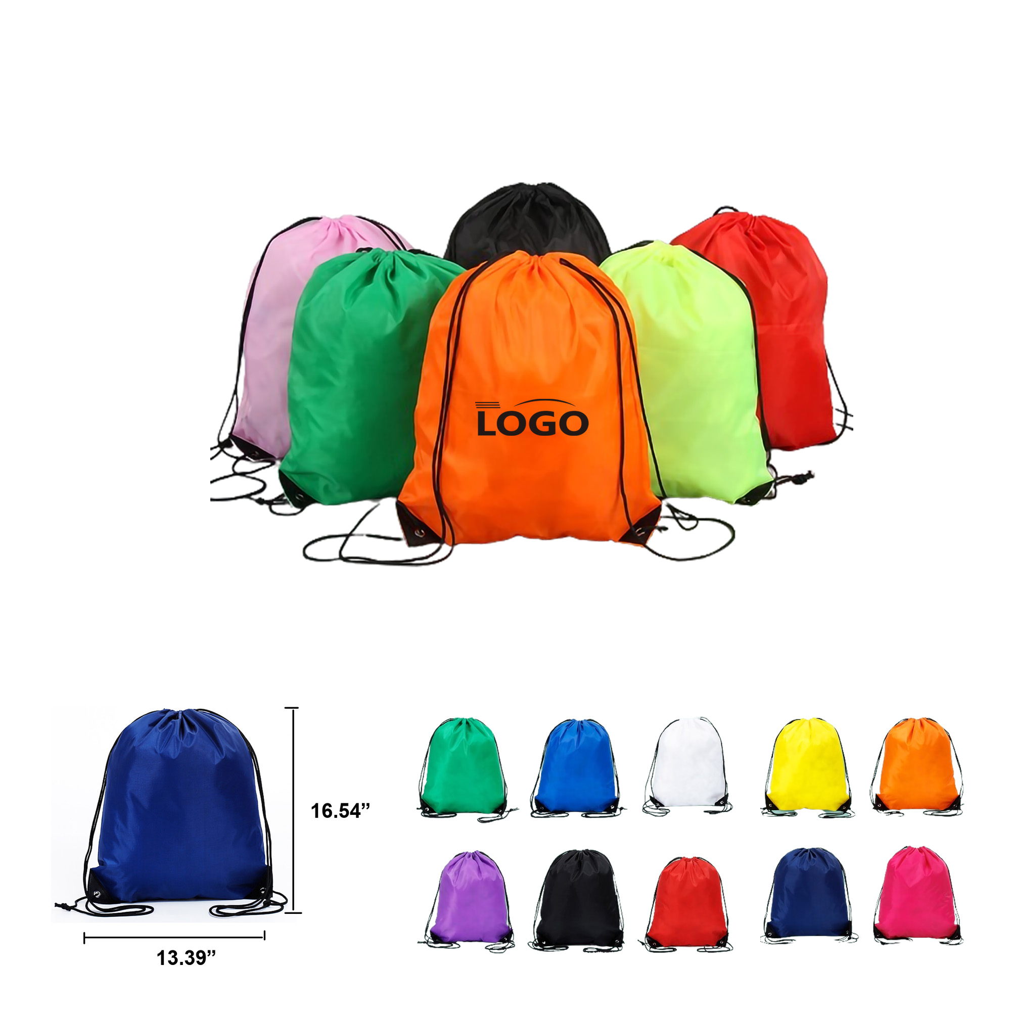 Classic Cinch Up Drawstring Backpack MOQ50 6