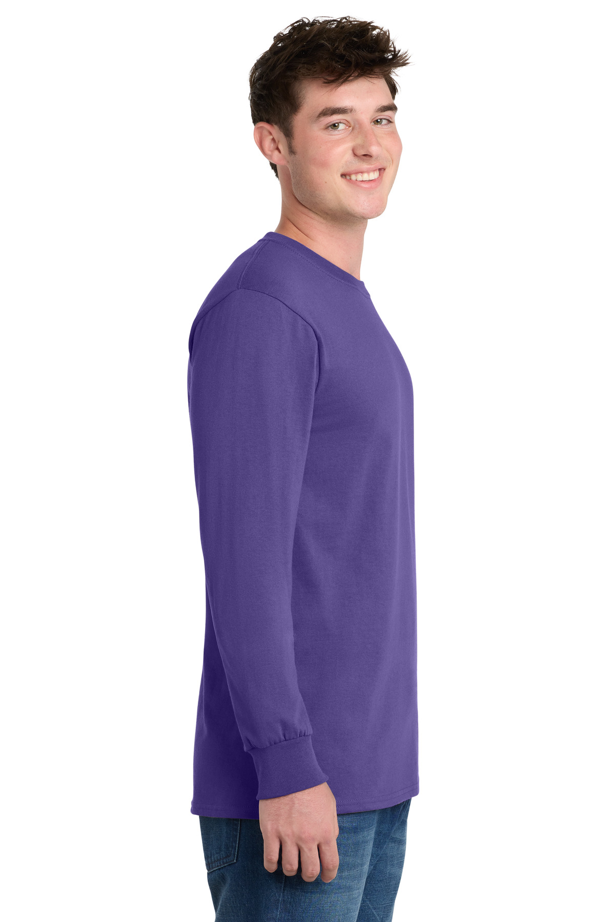 Port & Co Tall Long Sleeve Essential Tee. PC61LST 40