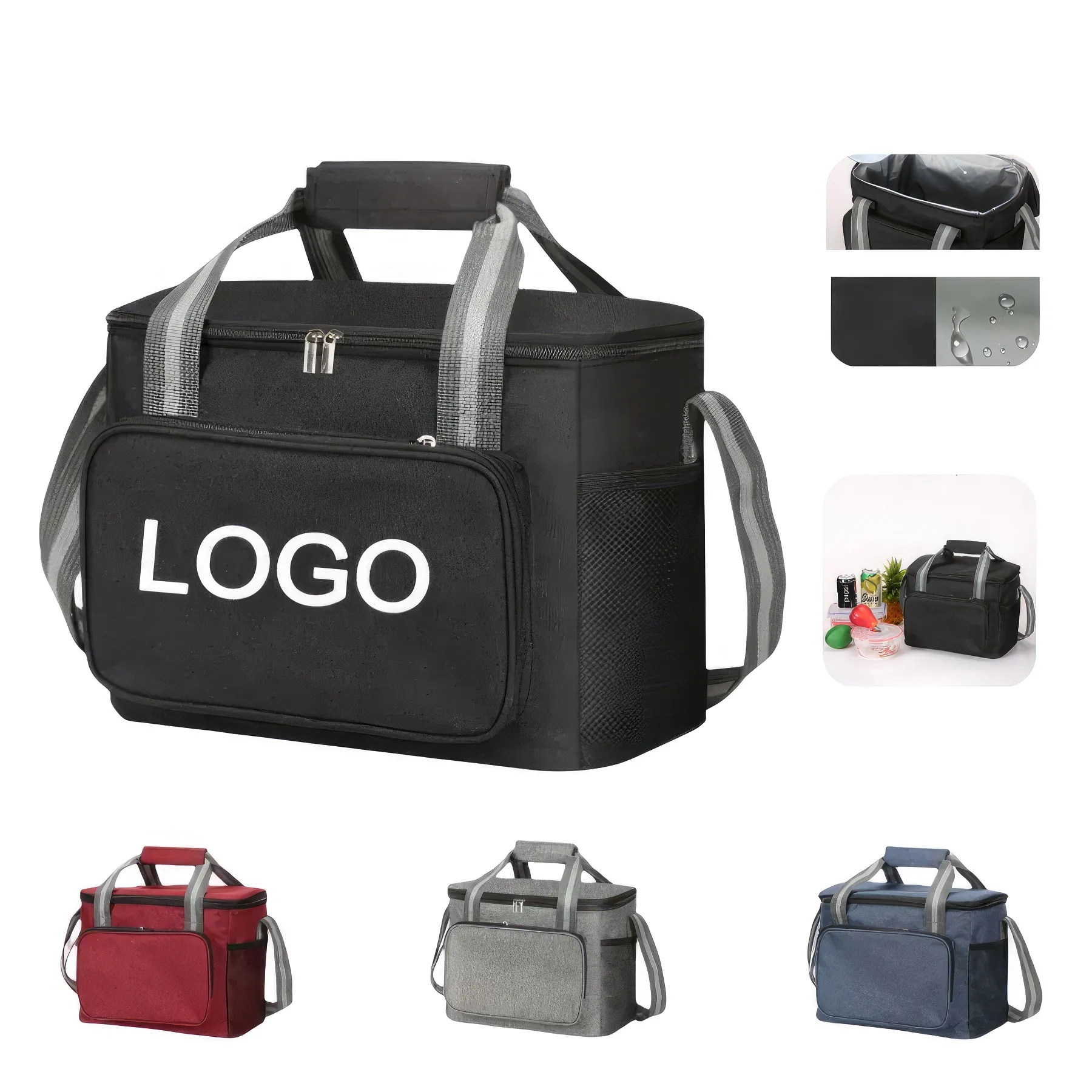 Aluminum Foil Insulated Lunchbox Bag 2