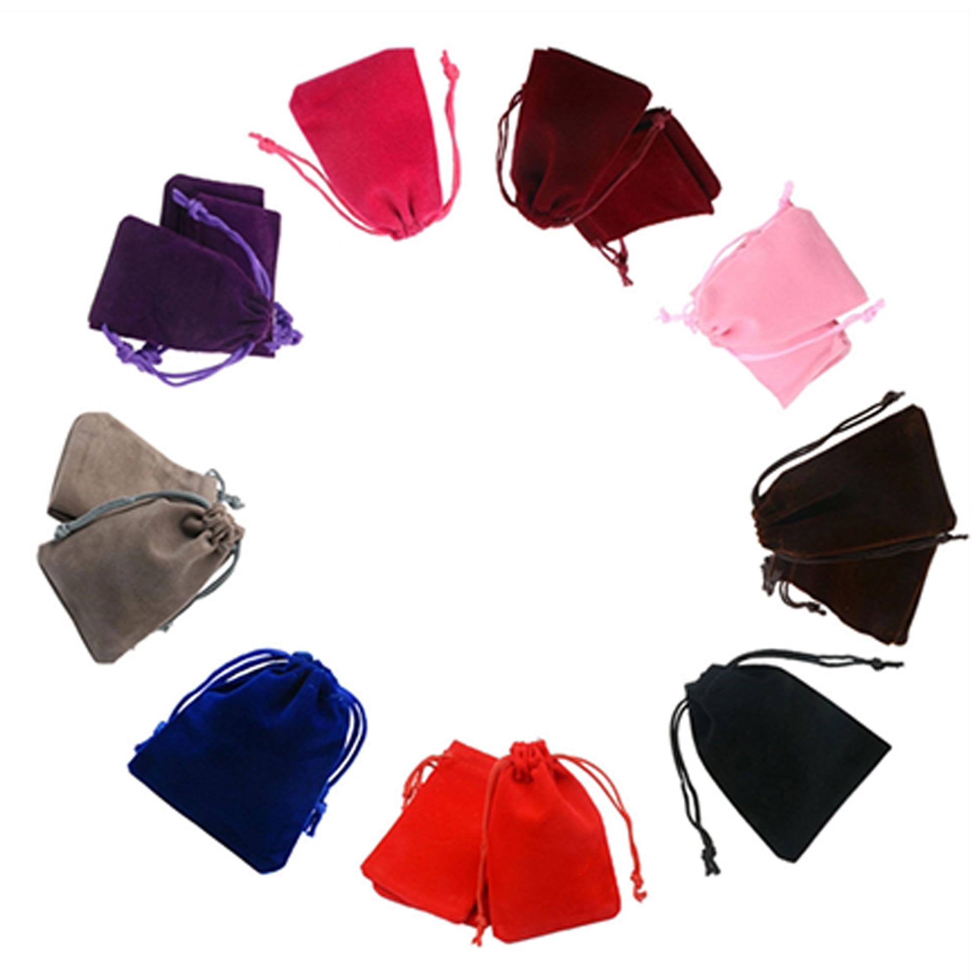 Versatile Pile Coating Drawstring Gift Bag 1