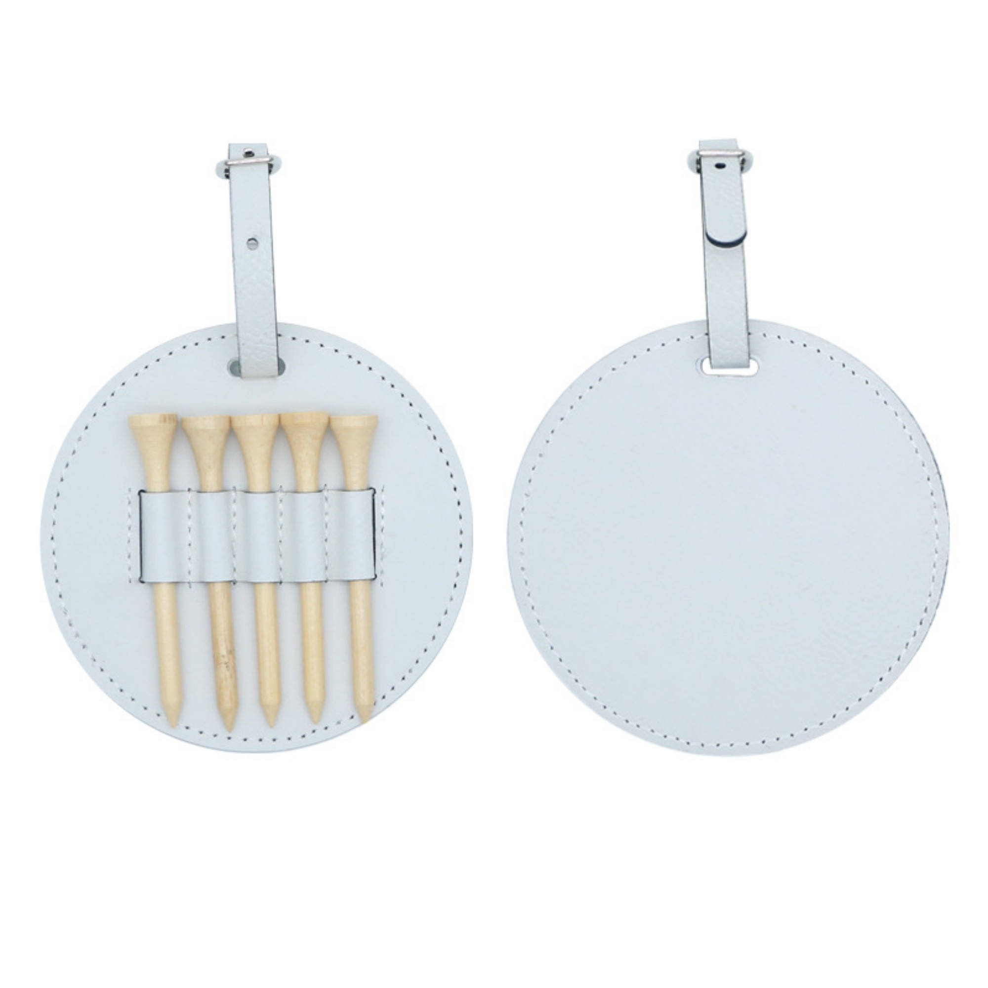 Golf Tee Holder With 5 Tees 2