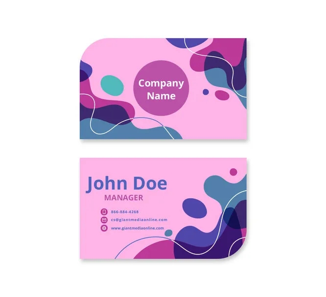 Die-Cut Business Cards (3.5"W x 2"H) 2