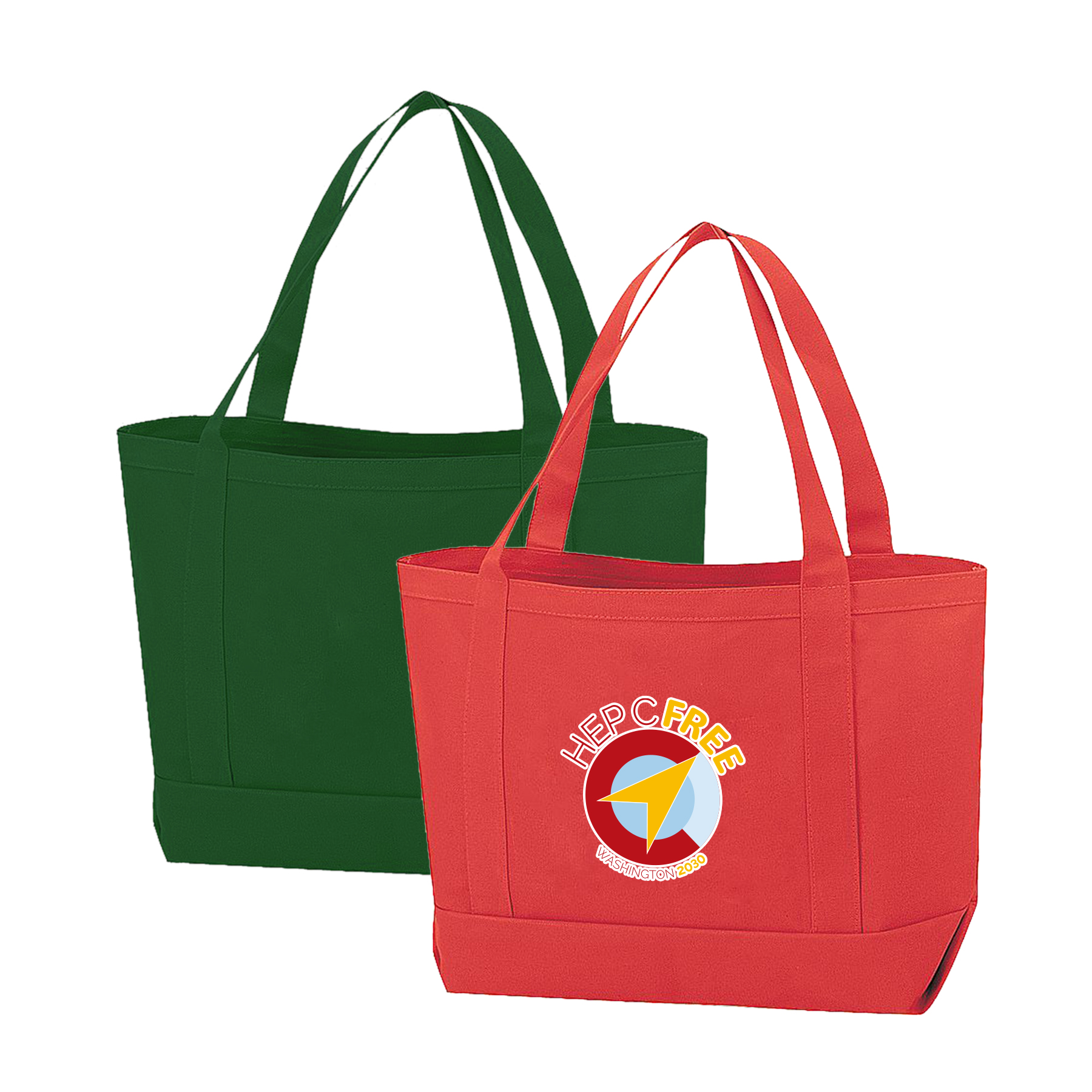 13 oz. Color Cotton Canvas Tote Bag 1