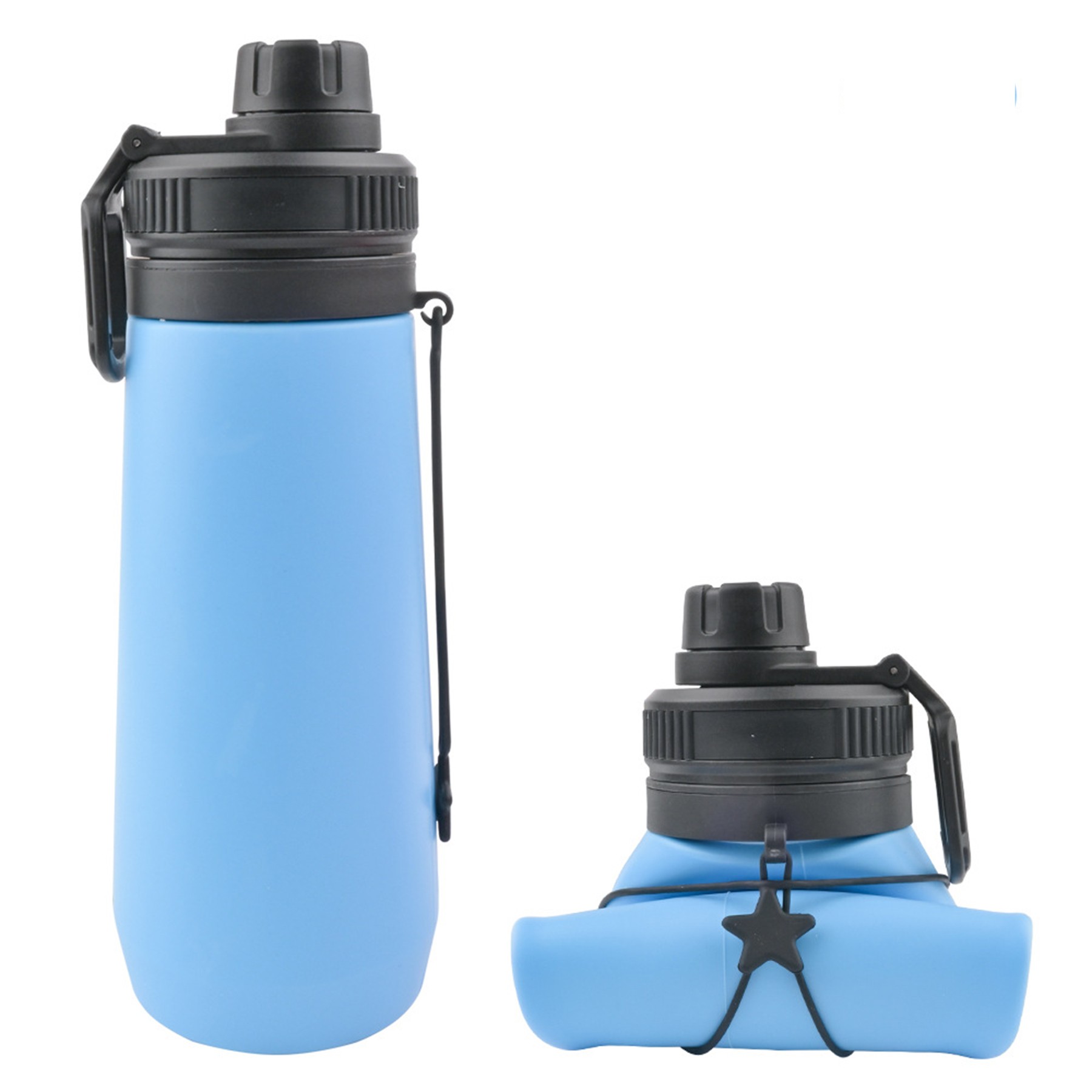 Outdoor Silicone Telescopic Foldable Sport Bottle 5