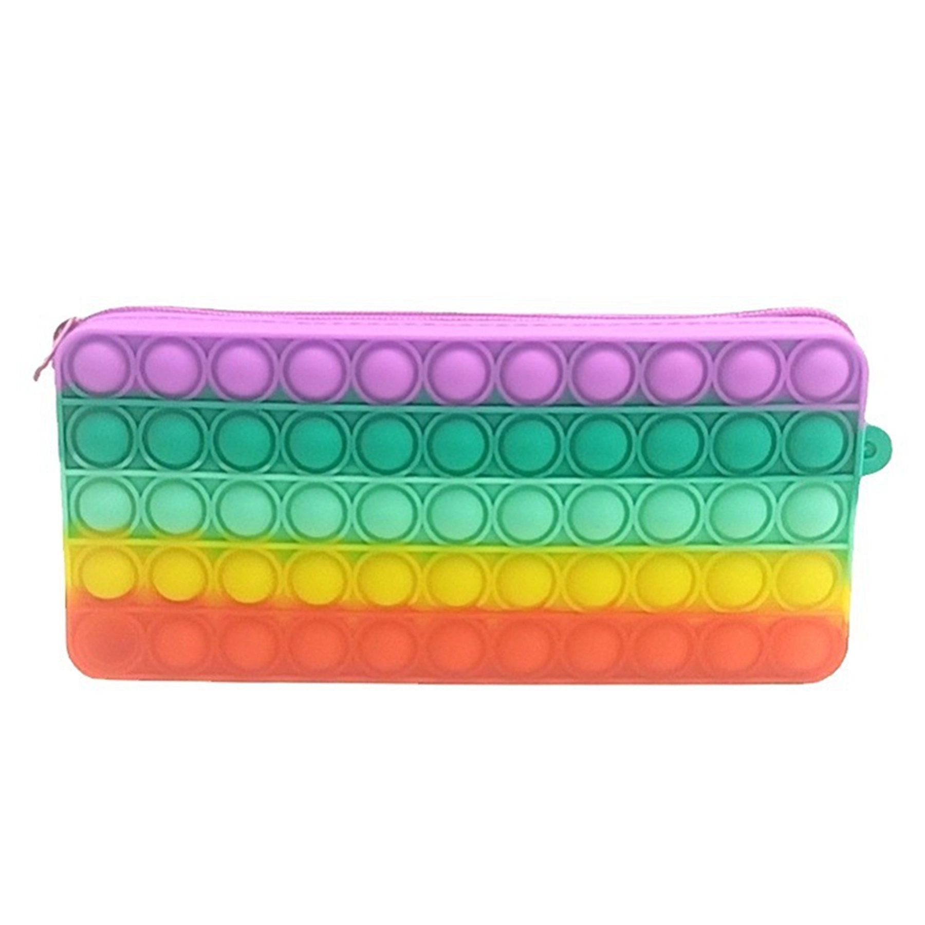 Large Capacity Square Push Pop Bubble Toy Pencil Case 1