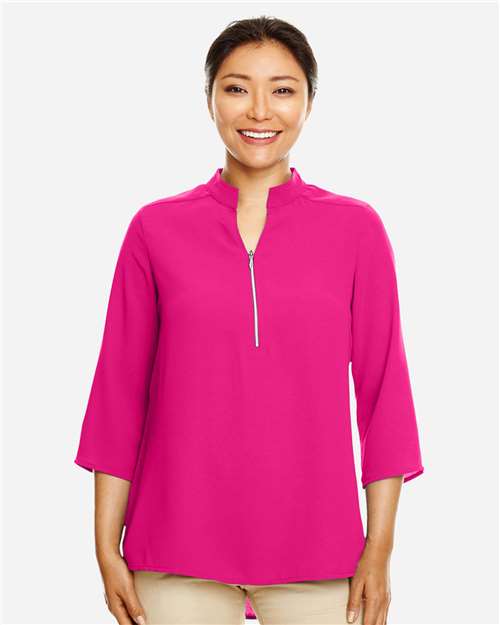 Women's Perfect Fit™ Three-Quarter Sleeve Crepe Tunic - DP611W 35