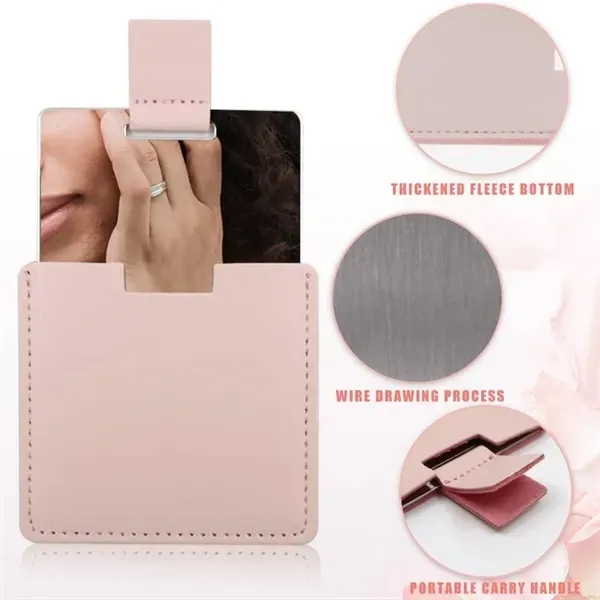 Compact Stainless Steel Mirror - Travel Beauty Accessory 3