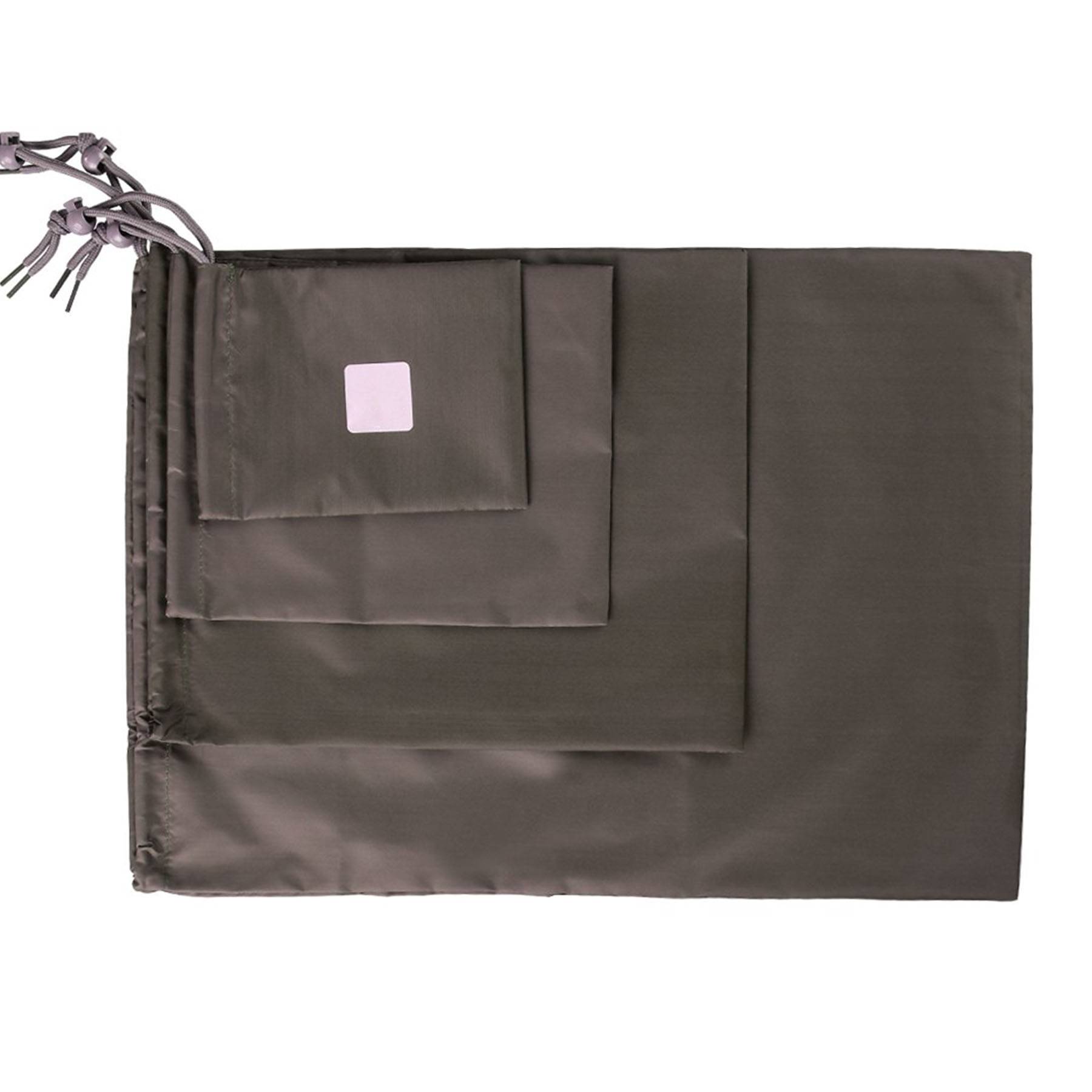 Nylon Black Drawstring Organizer Set of 4 3