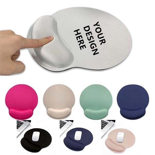 Non Slip Rubber Base Mousepad Ergonomic Mouse Wrist Rest Pad 4