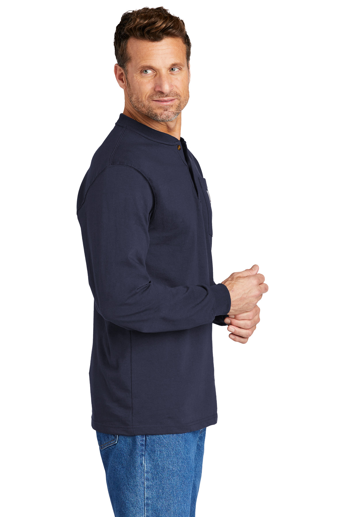 Carhartt Long Sleeve Henley T-Shirt CTK128 30