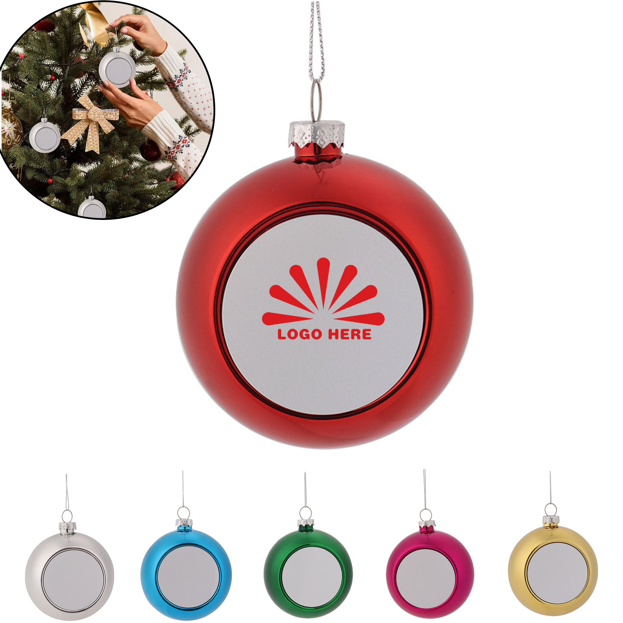 Customized Christmas Balls with Your Photo 2