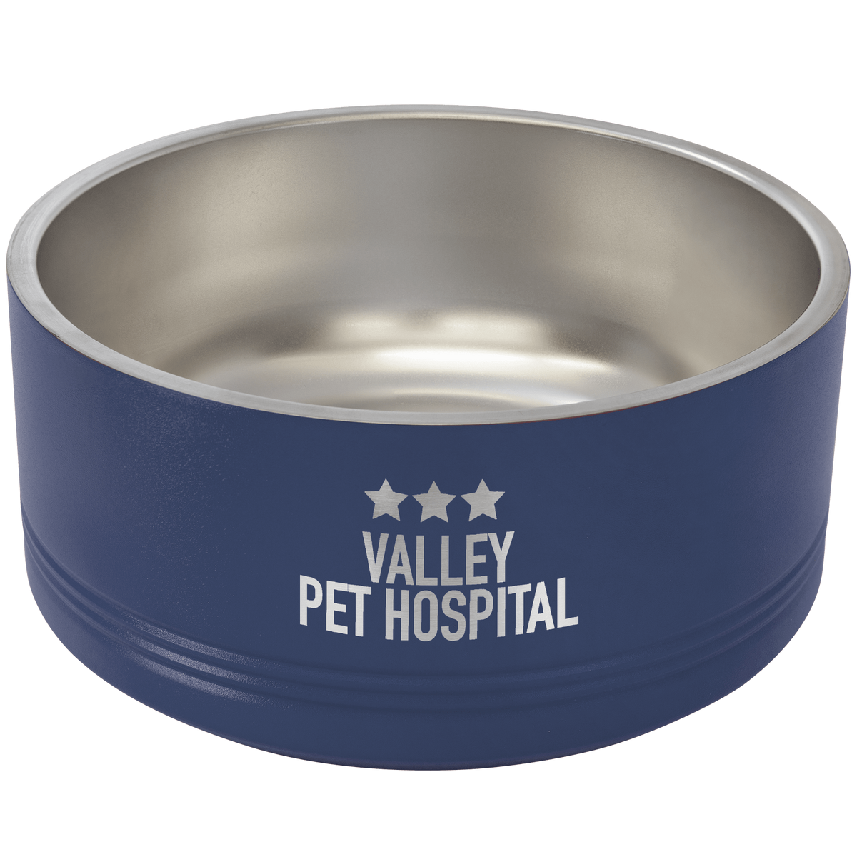 Polar Camel 64 oz. Large Navy Blue Pet Bowl 3